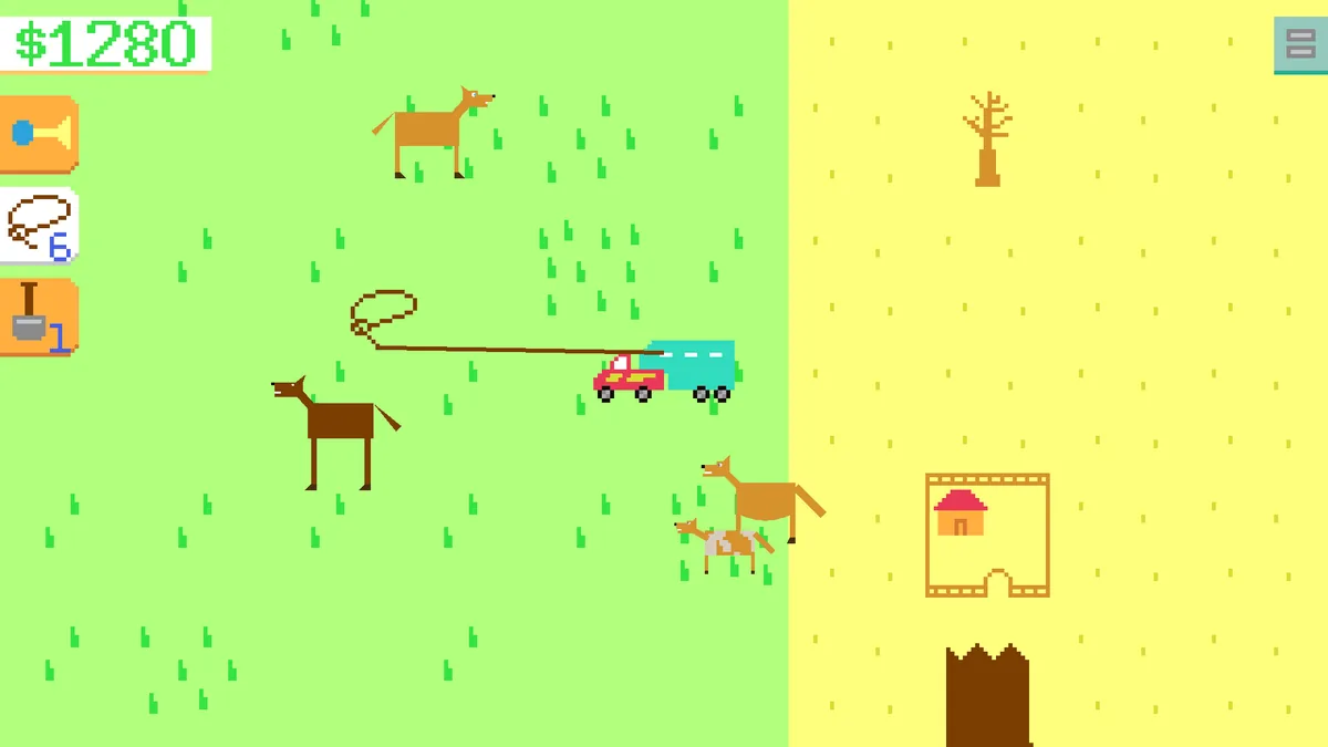 Official Horsey Game map screenshot used to explain recording a clean gameplay baseline